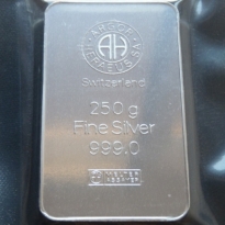 Stříbrný slitek ARGOR HERAEUS  250g